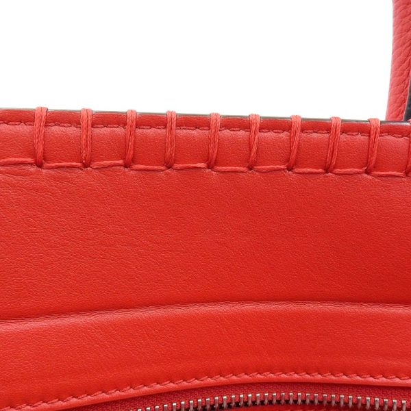 7 Christian Louboutin 2 Way Bag Leather Suede Rubber Red