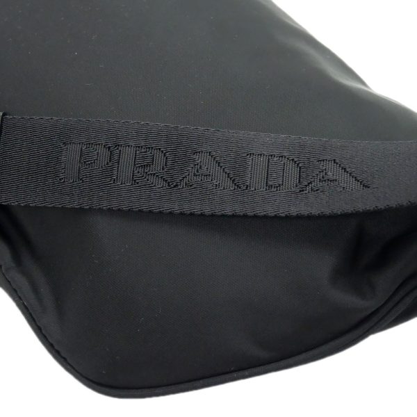 7 Prada Body Bag One Shoulder Belt Bag Nylon Black