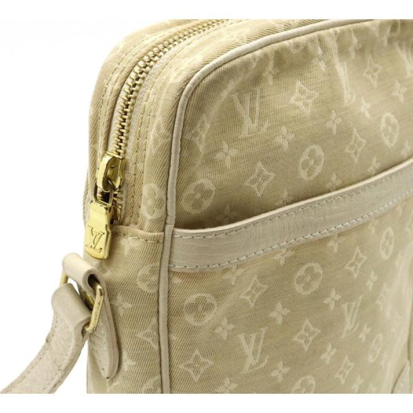 7 Louis Vuitton Monogram Mini Lin Danube Shoulder Bag Dune White Ivory