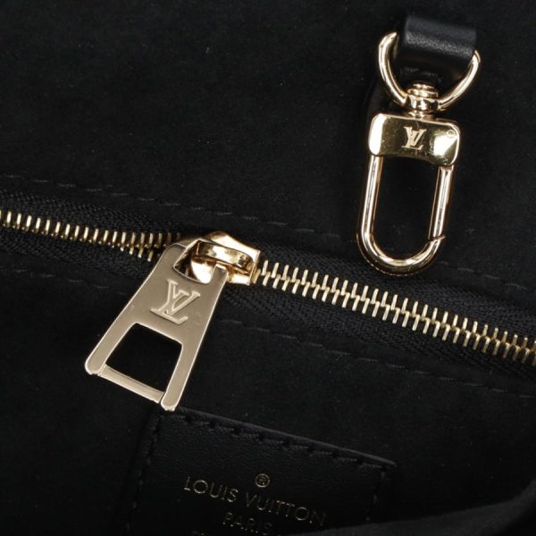 7 Louis Vuitton On The Go PM Shoulder Bag Monogram Emplant Black