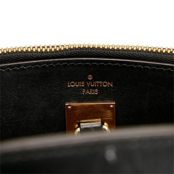 8 Louis Vuitton City Steamer MM 2 Way Handbag Shoulder Bag Beige Black Navy