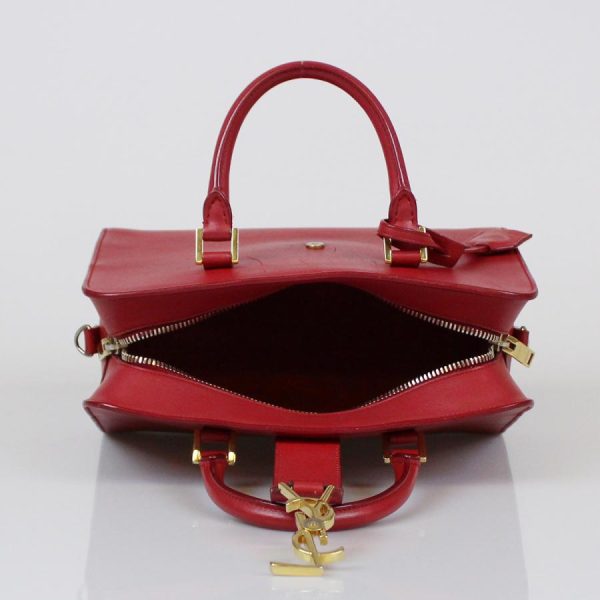 blanda co 12235yahoo 6 Saint Laurent Monogram Vermillion 2WAY Shoulderbag Red