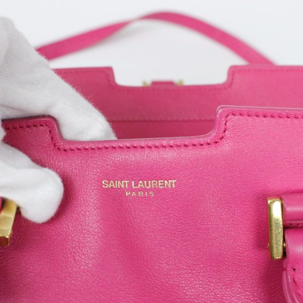 blanda co 15541yahoo 15 Saint Laurent Monogram FUXIA 2WAY Bag Brand Bag