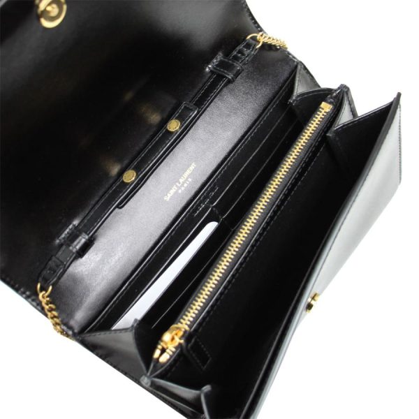 goguysshop 669921 03p2w 1000 6 d 20230210144229 Saint Laurent Bag Chain Shoulder Chain Wallet 2WAY Leather