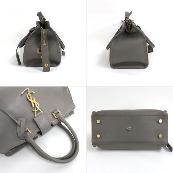 ueda shopping n2204 04 300653yk 2 Saint Laurent Baby Monogram Cabas Handbag Shoulder Bag 2Way Leather