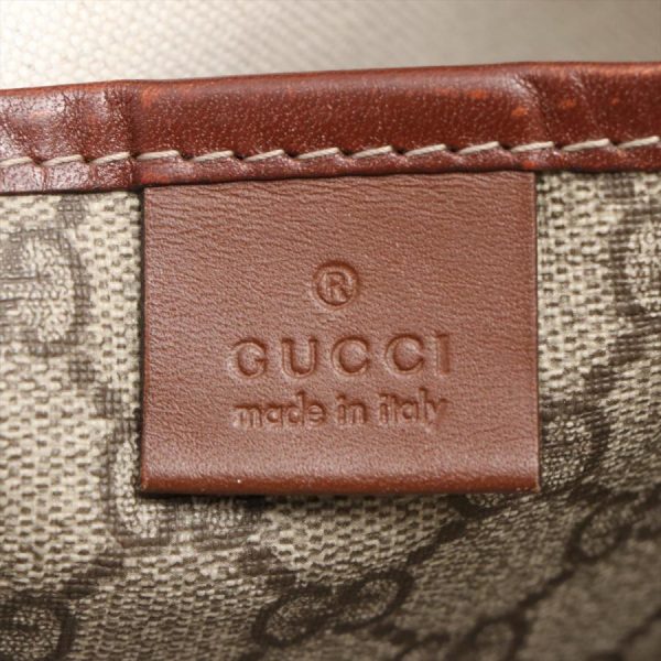 usus ap015106 7 Gucci GG Supreme Shoulder Bag Beige