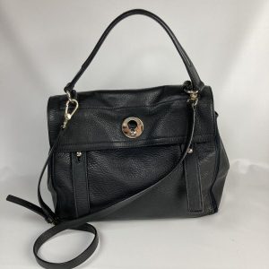 1 Yves Saint Laurent Muse 2 Way Hand Bag Black