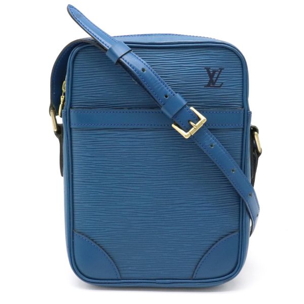 1 Louis Vuitton Epi Danube Shoulder Bag Leather Toledo Blue