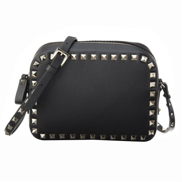 1 Valentino Shoulder Bag Cowhide Black