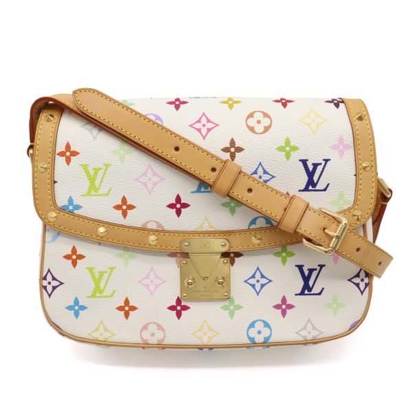 1 Louis Vuitton Pochette Accessoire Monogram Shoulder Bag PVC Coated Canvas