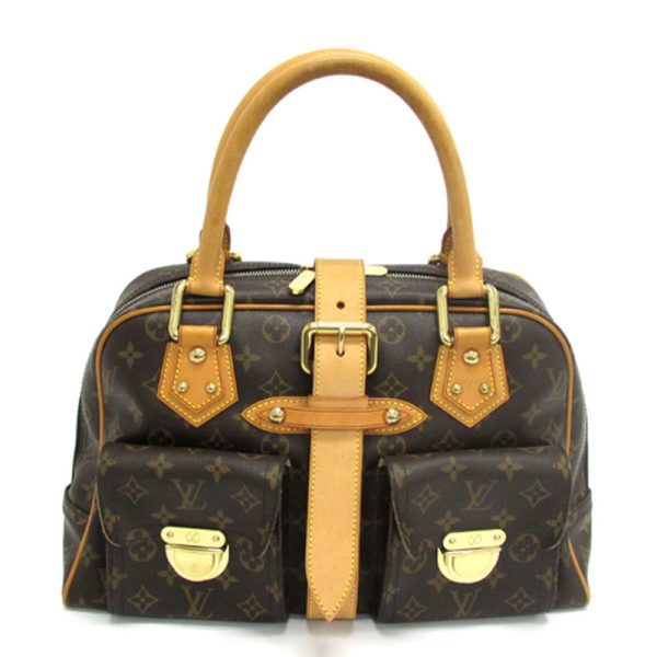 1 Louis Vuitton Monogram Manhattan GM Bag Boston Bag Travel Bag Back Bag