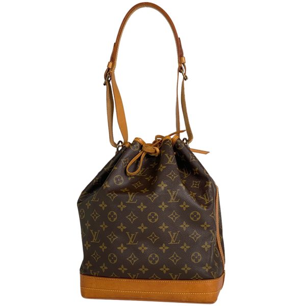 1 Louis Vuitton Noe One Shoulder Drawstring Shoulder Bag Monogram Brown