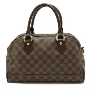 1 Louis Vuitton Flandrine Monogram Handbag Brown