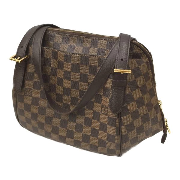 1 Louis Vuitton Bag Damier Belem MM Brown B Rank