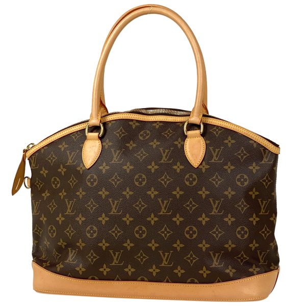 1 Louis Vuitton Lockit Horizontal Tote Bag Handbag Monogram Brown