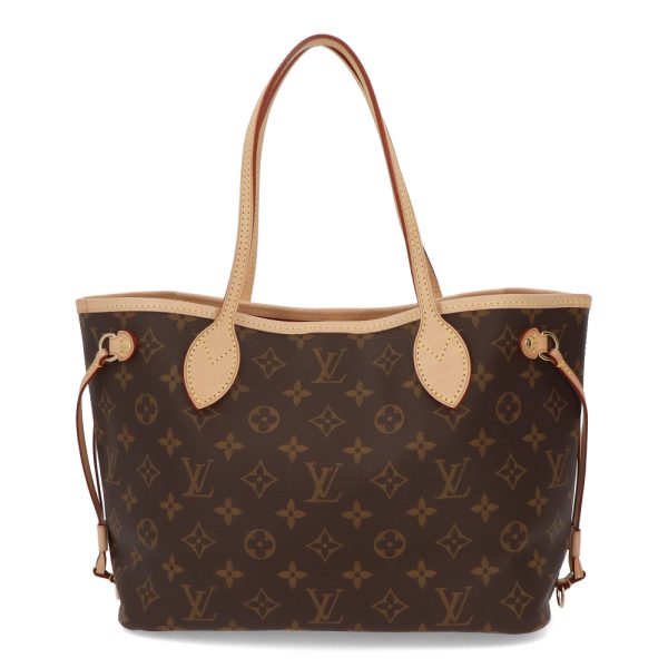 1 Louis Vuitton Neverfull PM Hand Bag Brown Monogram Canvas