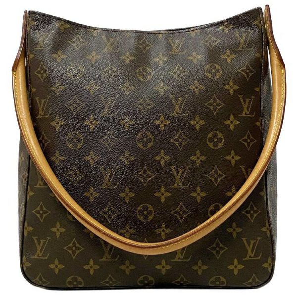 1 Louis Vuitton Shoulder Bag Looping Brown Monogram