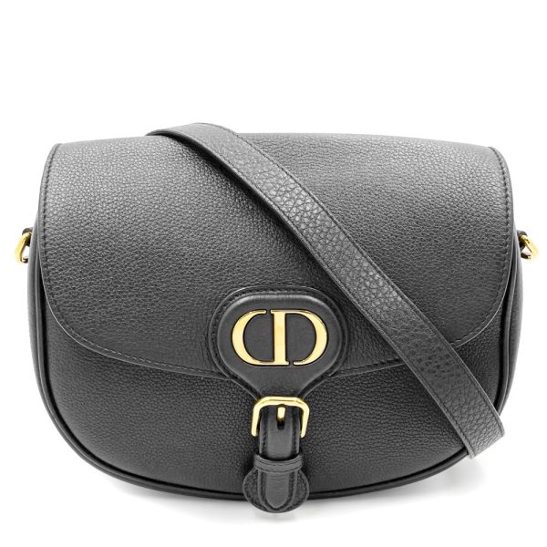 1 Christian Dior Medium Crossbody Bag Black Gold Hardware