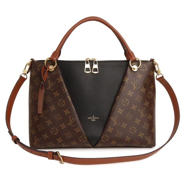 1 Louis Vuitton V Tote MM 2way Handbag Shoulder Bag