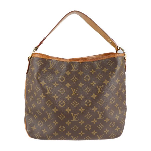 1 Louis Vuitton Delightful PM Shoulder Bag Monogram Canvas Leather Brown