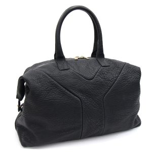 1 Yves Saint Laurent Handbag Easy Boston Black Leather