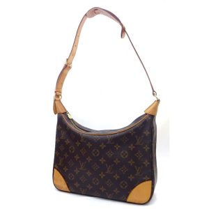 1 Louis Vuitton Monogram Leather V Tote BB 2WAY Shoulder Bag Black