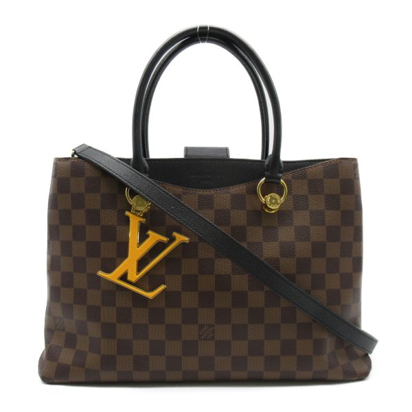 1 Louis Vuitton Riverside Tote Bag Leather Damier