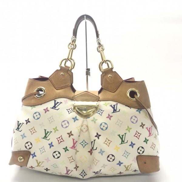 1 Louis Vuitton Ursula Monogram Multicolor Bron Handbag White