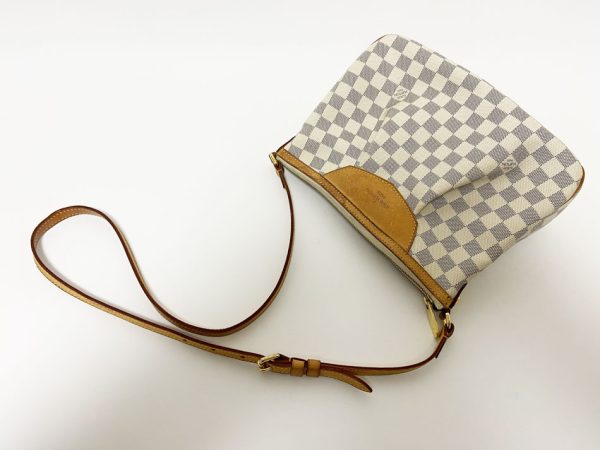 10 Louis Vuitton Damier Azur Siracusa PM Shoulder Bag Crossbody