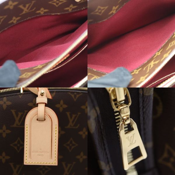 10 Louis Vuitton MM Bag 2 Way Bag Monogram Canvas Brown