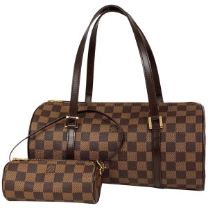 1000043390068 11 1 Louis Vuitton Ravello Gm Damier Ebene Handbag Shoulder Bag Brown