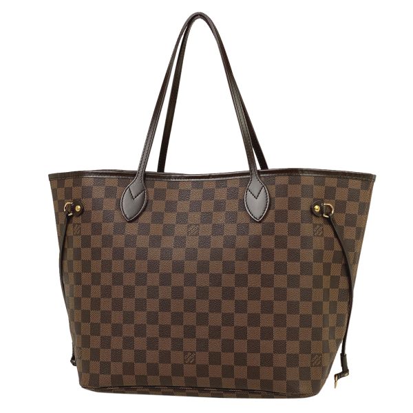 1000044622960 11 Louis Vuitton Neverfull MM Shoulder Bag Damier Ebene