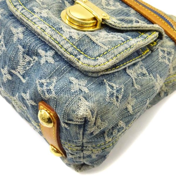 12 Louis Vuitton Baggy PM Monogram Denim Shoulder Bag Blue