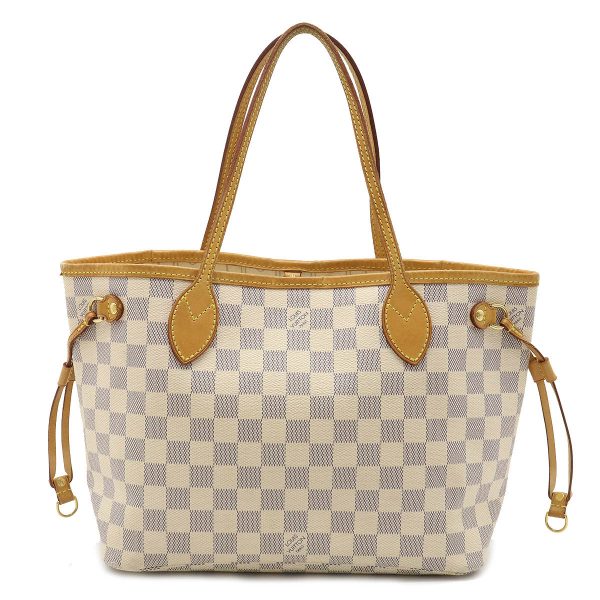 12300503 1 Louis Vuitton Damier Azur Neverfull PM Tote Bag