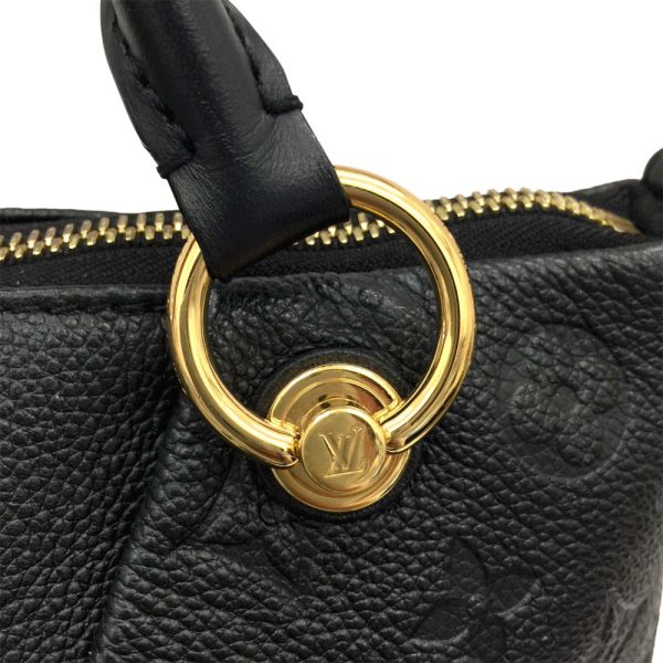 13 Louis Vuitton V Tote MM Shoulder Bag Emplant Noir Black Gold Hardware
