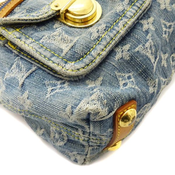 13 Louis Vuitton Baggy PM Monogram Denim Shoulder Bag Blue