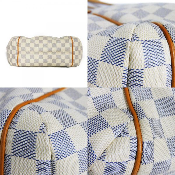 18 Louis Vuitton Totally PM Damier Azur Shoulder Bag White