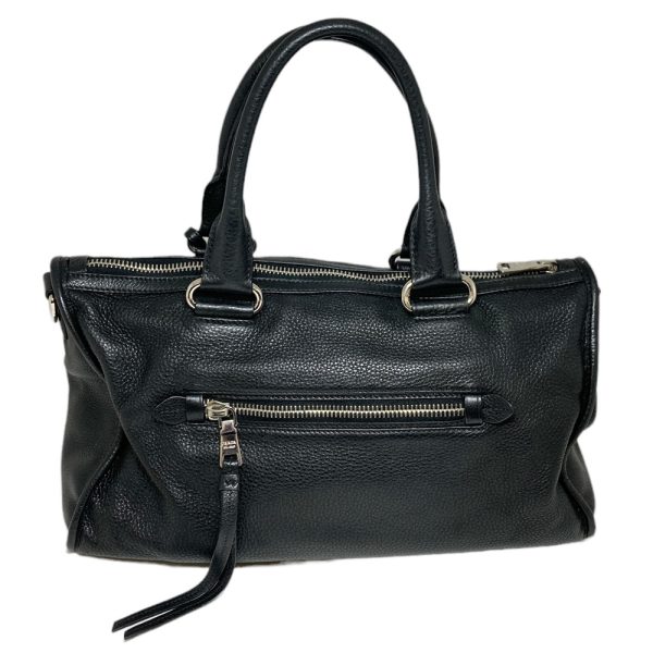 2 Prada Handbag Leather Black