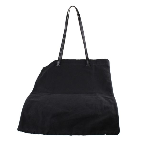 2 Jil Sander Tote Bag Canvas Black