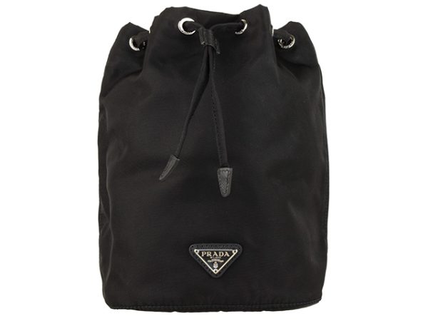 2 Prada Drawstring Bag Makeup Pouch