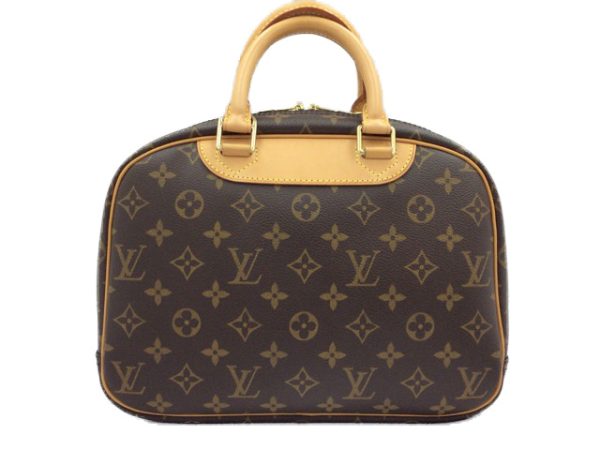 2 Louis Vuitton Trouville Handbag Monogram Brown