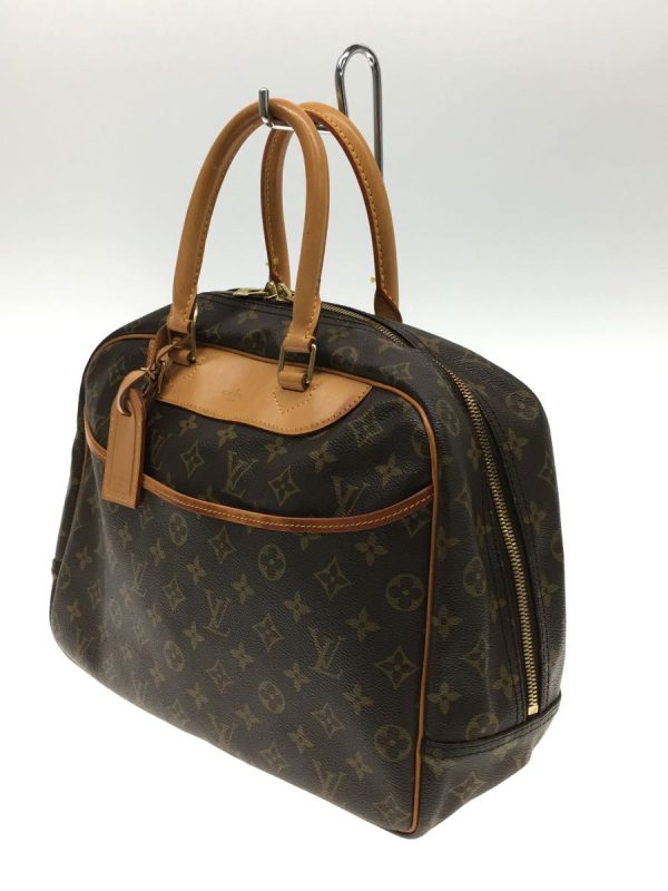 2 Louis Vuitton Trouville Handbag Monogram Leather Brown