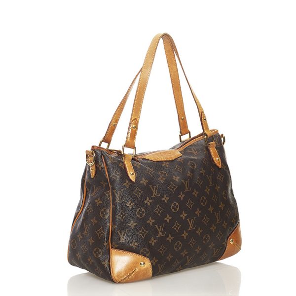 2 Louis Vuitton Monogram Estrella MM Boston Bag Leather Brown