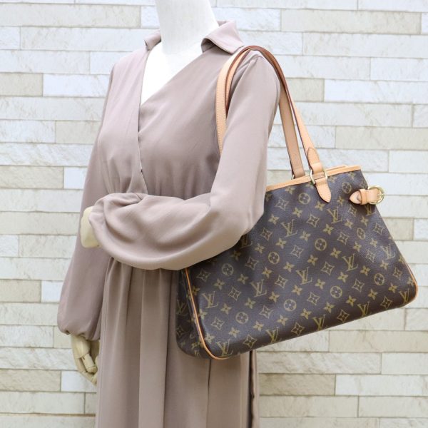 2 Louis Vuitton Monogram Shoulder Bag Brown