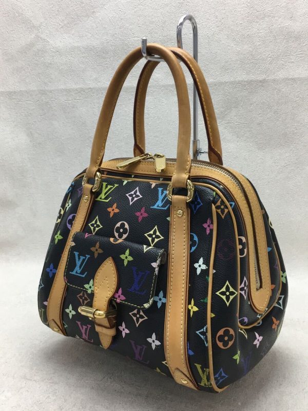 2 Louis Vuitton Priscilia Shoulder Bag Multicolor Black