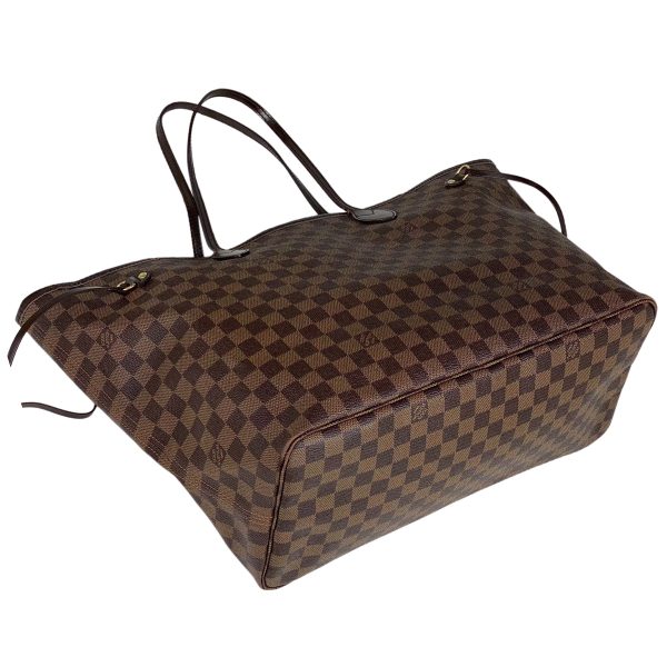 2 Louis Vuitton Neverfull GM Shoulder Bag Tote Damier Brown