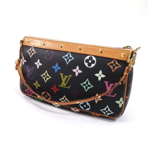 2 Louis Vuitton Monogram Multicolor Makeup Pouch Small Bag