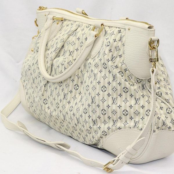 2 Louis Vuitton Monogram Minilan Croisette Marina GM 2 Way Bag Beige