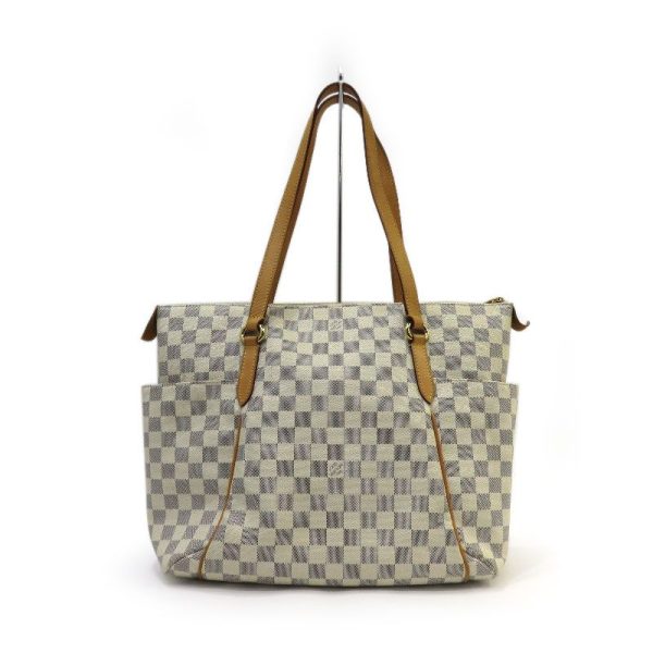 2 Louis Vuitton Damier Azur Totally MM Shoulder Bag Tote Bag