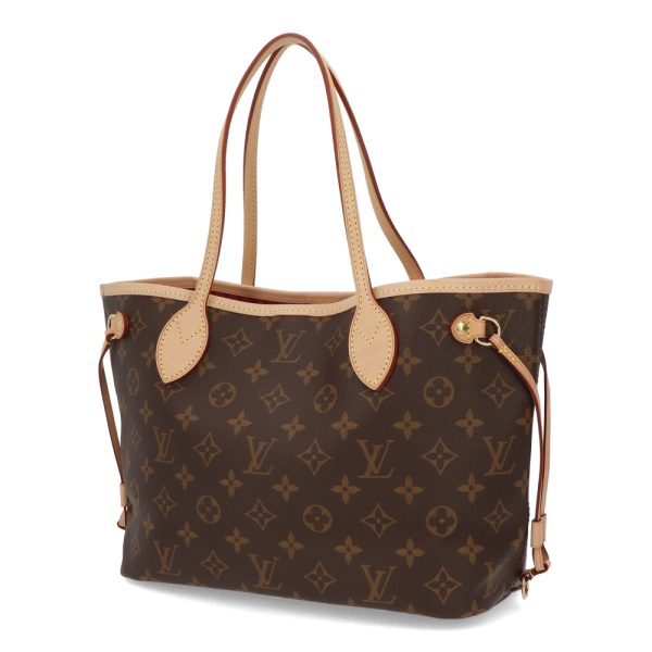 2 Louis Vuitton Neverfull PM Hand Bag Brown Monogram Canvas